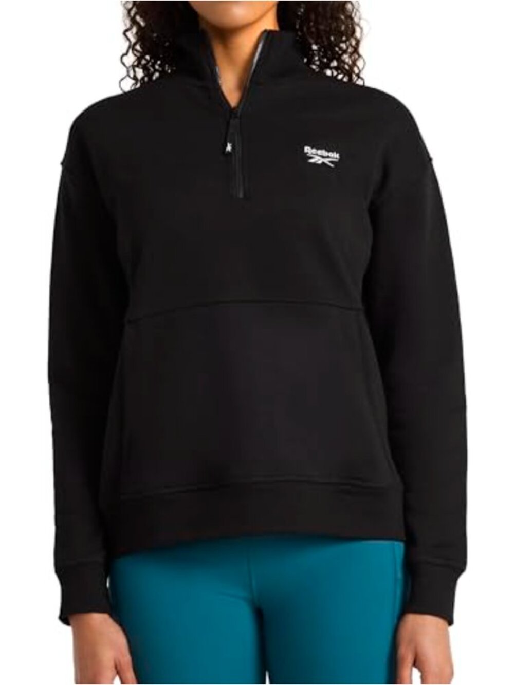 Classic Half-Zip Sweatshirt Midweight Cotton-Poly Fleece Standard Fit